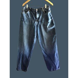 CHAPS- WOMEN MEDIUM WASH SLIM BOYFRIEND STYLE JEANS SIZE 8